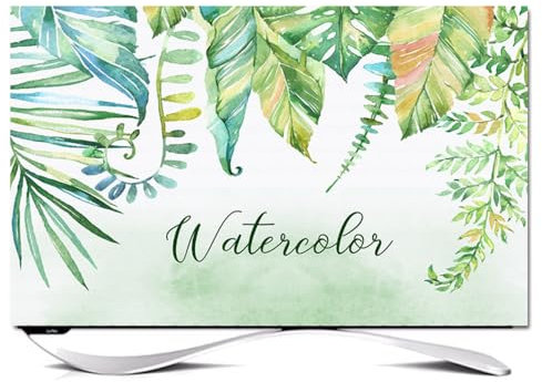 JANEMUA TV Dust Cover Cloth, Dust/Sun TV Screen Cover,Universal for Desktop/Desktop Monitor/Wall Mount/Curved TV-C||49-52inch