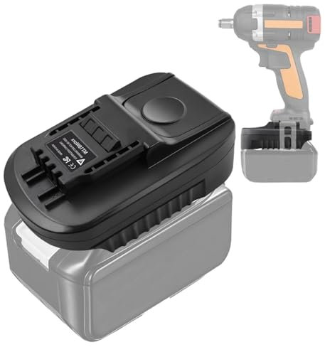 MT18Worx Battery Adapter for Worx 20V Power Tools, Adapter Converter for Makita 18V for Worx 20V 4-Pin Power Tools