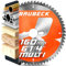 BAUBECK 160mm x 20mm/16mm Circular Saw Blade with 80T for fine finish in Wood, Metal etc. - TCT 160 mm saw blade - Compatible with Bosch Makita Dewalt Festool Freud 160 mm mitre saw blade
