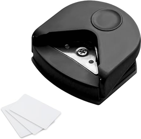 Eckenstanzer,Eckenabrunder für Laminierfolien&Papier,Ecken Abrunden Stanzer,Eckenrunder,Präziser Corner Cutter für Fotos/Visitenkart/Sammelalb,Eckenschneider mit Rundungsfunktion,Eckenstanzer Abrunden
