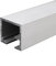 Rail de porte coulissante pliable élégant et fonctionnel avec support robuste jusqu'à 60 kg pour les maisons (rail de porte supérieure)