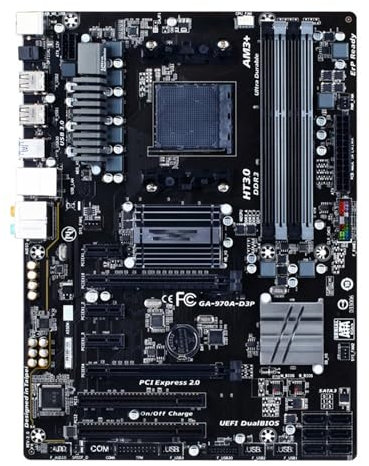 Placas Base de Ordenador Fit For Gigabyte GA-970A-D3P Socket AM3/AM3+ DDR3 Placas Base De Escritorio 970 De 32 GB