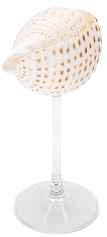 Pssopp Bicchieri da Vino Giganti con Conchiglia in Vetro da Martini, Bicchieri da Cocktail Creativi, Calici da Martini per Forniture per Bar e Ristoranti per Feste di Nozze (stile 1)