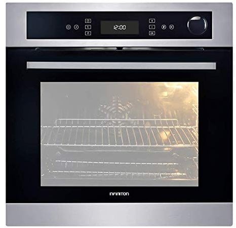 Horno ELECTRICO A Vapor INFINITON (40/70L, Eléctrico, Integrado, Display LED) (INOX/Negro, 60CM)