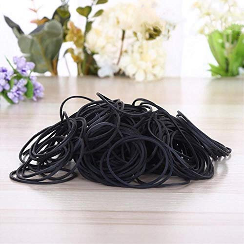 38mm Goma negra Goma Oficina Oficina Escuela Gadgets Gadgets Bandas de goma elásticas fuertes, 50 piezas