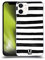 Head Case Designs Streifen Schwarz-Weiss Muster Doodle Harte Rueckseiten Handyhülle Hülle Huelle kompatibel mit Apple iPhone 12 Mini