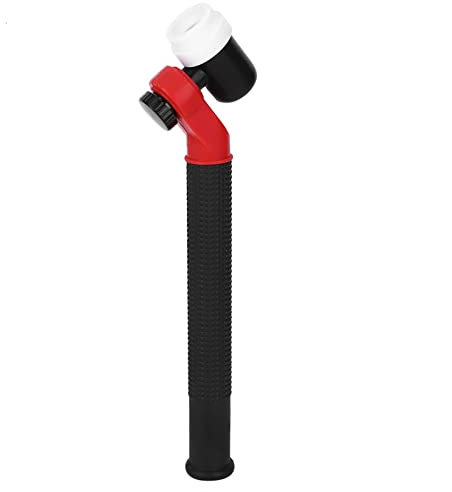 Oumefar Luftgekühlter Schweißbrennerkopf NR-17 Langlebiger Kleiner Schweißbrennerkopf mit drehbarem Hals zum Austausch des Wig-Brenners