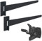 IRONTITE® Black Garden Gate Fitting Kit 12, Gate Hinges & Gate Latch for Wooden Gates, Ideal for Hanging Wooden Garden Gates, Weather Resistant for Using Gate Latches & Hinges Outdoor.