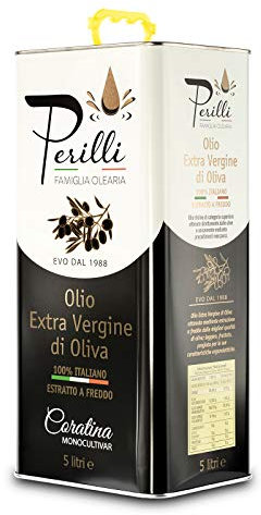 OLIO NOVELLO !!! - PERILLI Famiglia Olearia | Olio 2024-2025 Extravergine di Oliva | Cultivar Coratina | Filiera Corta Eccellenza Italiana Olio Evo Estratto a Freddo.