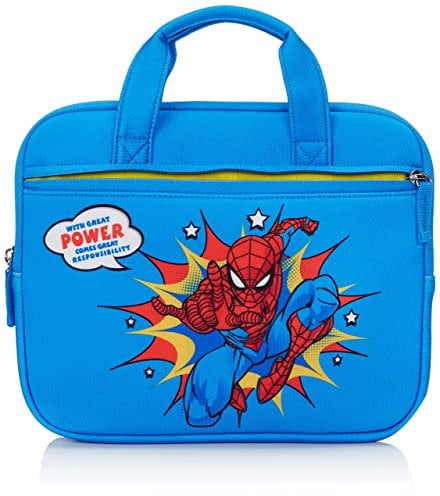 Hülle mit Reißverschluss, Spider-Man-Design, für alle Versionen der Fire 7 und Fire 8 Kids-Tablets