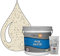 POK PAILLETTE : Peinture de Finition Acrylique Effet Pailleté Murs Intérieurs 5L - Vanille