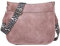 FORRICA Borsa a Tracolla Donna Grande Borsa a Spalla Moda Borsetta Messenger in Pelle PU con Leopardata Tracolla Rosa