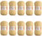 Wollidu Mila Garn zum Häkeln und Stricken 10 x 50g/133m Strickgarn 100% Polyacryl Häkelgarn Beige Sand