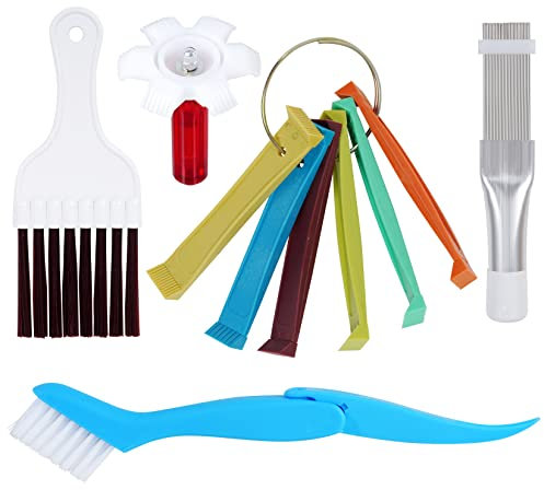 Heliltd Set di 5 pezzi per la pulizia delle alette del condizionatore d'aria