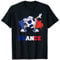 Frankreich-Fußballtrikot Dabbing Fußball Französische Flagge T-Shirt