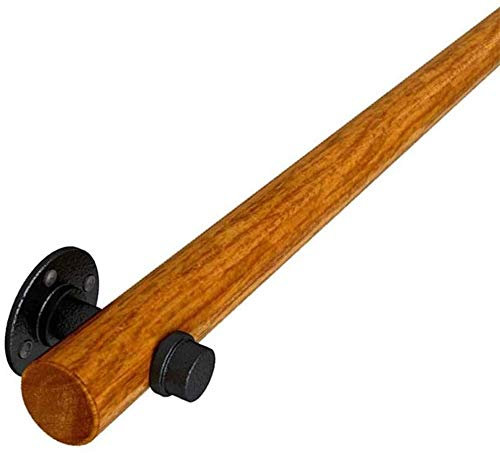 Handläufe für Treppen Innen Außen Treppe Handlauf Handlauf Holz Handlauf Rutschfest Massivholz Treppengeländer Zuhause Gegen Die Wand Innen Loft Ältere Geländer Handläufe Korridor Stützstange (Gr