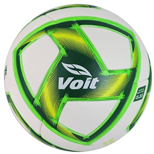 Voit Fußball Nr. 5 Liga MX Clausura Luiguilla 2023, weiß/grün: FIFA Quality PRO, entwickelt für den Einsatz in Profi-, Semi-Profi- und Amateur-Fußball-Ligen