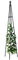 RADAAB Rankhilfe Obelisk,Pyramide Höhe: 90-180 cm，Tomato Tower，freistehende Ranksäule für Garten,Rosen,Tomaten, Rankobelisk, wetterfest, Metall, Deko，schwarz (Size : 71/180cm H)