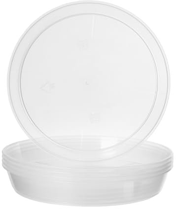 Garronda Blumentopf Untersetzer GD-0026 (5 Stück Transparent, ⌀ 17cm H 2,5cm)