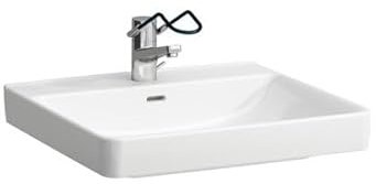 Laufen Pro Liberty Waschtisch, barrierefrei, ohne Hahnloch, ohne Überlauf, 600x550mm, H8119500001421