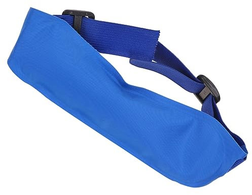 Healeved Eisgel Stirnband Für Kopf Kühlend Wiederverwendbar Mit Verstellbarem Riemen Blau Pvc