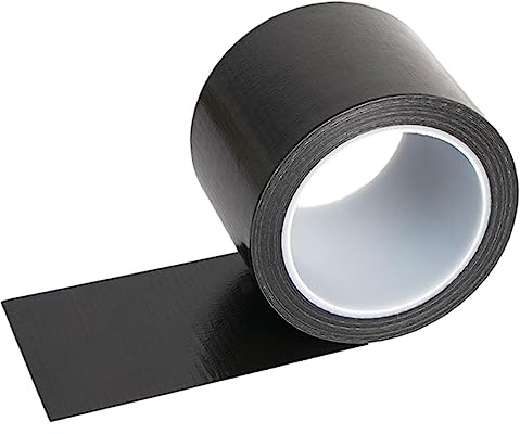 Raxove Leather Repair Patch, Realistic Black Leather Tape Match 'N Patch, Self Adhesive Leather Repair Tape for Damaged Leather Furniture, Sofa Seats, Car Seats