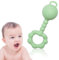 Farout Baby Spielzeug 0 Monate Montessori Baby Rassel 0-6 Monate Greifling und Beißring Baby als Zahnungshilfe Baby,BPA-frei Silikon Sensorik Spielzeug Baby, Geschenk für Junge und Mädchen (Grün)