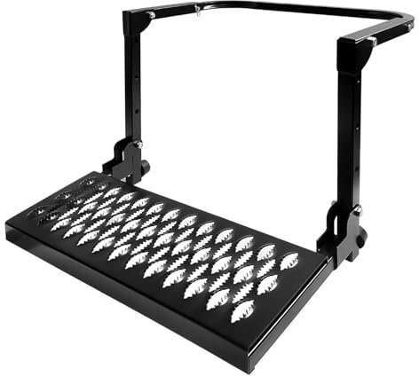 Trittstufen, Zusammenklappbare, Robuste Reifenstufen, TragfäHigkeit Max. 330 Pfund Und Universeller Faltreifen, Verstellbare HöHe Und Breite, for Pickup, SUV, GroßEr LKW, 25–35,5 cm Reifen