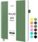 RETTACY A4 Notizblock, Notizbuch, Spiralgebundene Notizbücher, 300 Blatt/150 Seiten Zum Schreiben, 100 G/m² College-liniertes Papier, PVC-Hardcover, 21,5 x 27,9cm - Dunkelgrün