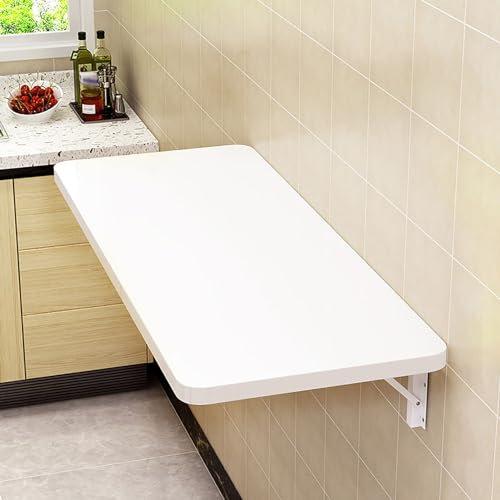 Mesa De Pared Plegable De Madera Banco De Trabajo De Lavandería Escritorio Flotante Plegable Para Computadora Tocador Para Casa Mesas De Hojas Abatibles Mesa De Cocina Mesa De Bar ( Size : 120x50cm )