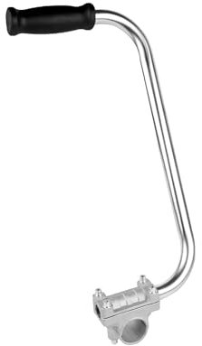 Fadenschneider Griff, 39cm Ergonomischer Trimmer Griff mit Halterungsklemme Aluminiumlegierung Trimmergriff Lenkerbefestigung für Rasenpflege Landschaftsbau Hoftrimmen