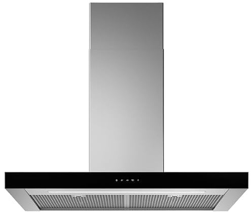 KULINARISK Hotte aspirante murale 90 cm en acier inoxydable/verre