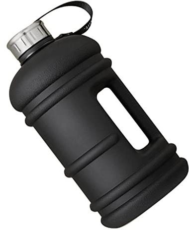 Portable Large Capacity Water Bottle, Camping Mug Dust Proof Stainless Steel Hiking 2.2L Water Cup for Outdoor
