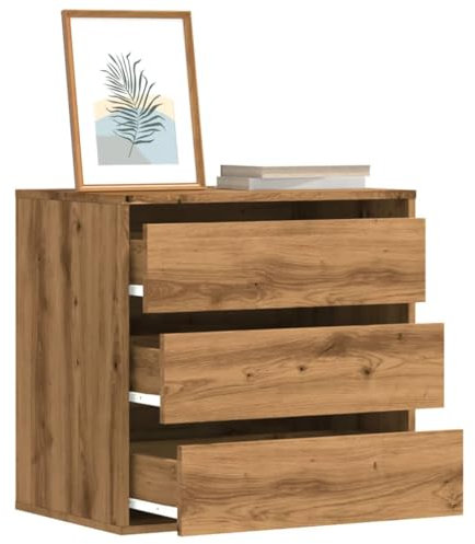 XGWKCNV Furniture Select-Eckkommode Artisian Oak 60x41x58cm Holzwerkstoff