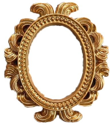 Mini Display Rahmen 1 Stück Vintage-Bilderrahmen Retro Fotorahmen mit Barock Stil Harz Foto Bilderrahmen Klein Desktop Bilderrahmen Antik bilderrahmen für Bilder Schmuck Kunst Andenken(8#)