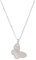 Caratas Elegante 925 Sterling Silber Halskette mit Schmetterling-Anhänger aus Mutterperlstein, Verstellbare Länge, Silber- und Goldkette für Damen und Mädchen (Gold)