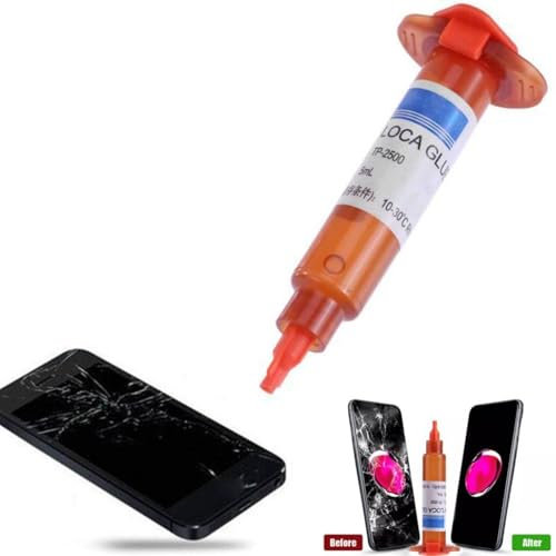 Liquid Optical Clear Adhesive Glue for Smartphone Repair Fill Cracks Repair Tools (10ml)