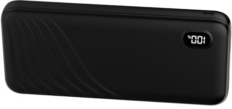 Thunelec Batterie Externe 10000mAh 22.5W Power Bank Charge Rapide, Batterie Portable USB C Input & Output PD3.0/QC3.0, Chargeur Portable avec Affichage LED Compatible avec iPhone Samsung Tablet Noir