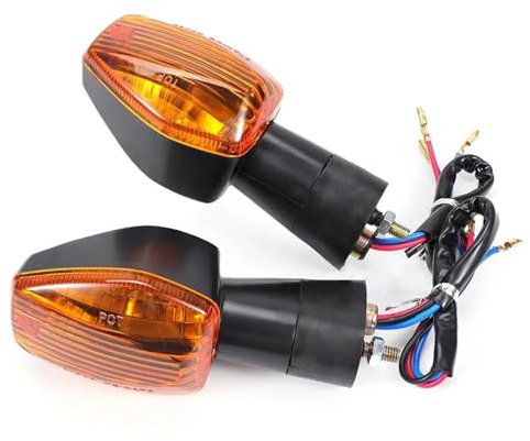 LYBH Luces Intermitentes para Motocicletas para H&Onda XL700V Transalp 700 RVT1000R RC51 Lámpara Intermitente De Señal De Giro A Prueba De Agua Intermitentes Delanteros y Traseros(Ámbar)