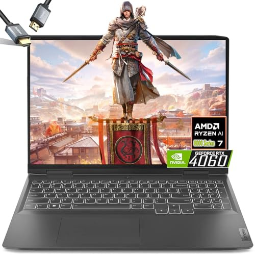 Lenovo LOQ Gaming Laptop RTX 4060 - AMD Ryzen 7 8845HS Beat i9-13900H - 15.6 FHD IPS Display G-SYNC - 32GB DDR5 RAM -2TB PCIe SSD -Backlit Keyboard - Windows 11 - Computadora Gamer PC