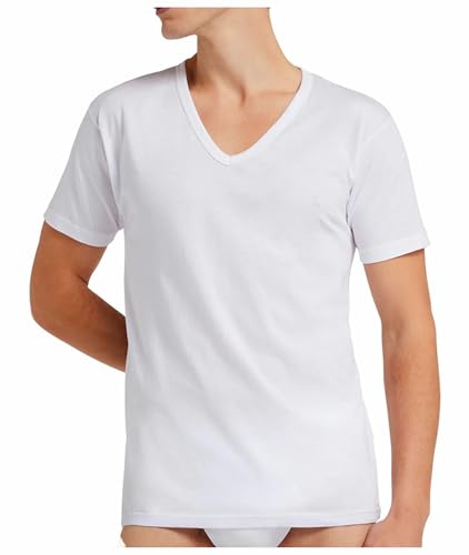 Liabel 3 t Shirt Corpo Uomo Mezza Manica Scollo a V 100% Cotone Art. 03828/53