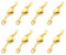 Gold Armband Verschluss Magnetische Kettenverschluss, 8 Stück Herz Magnetische Verschlüsse für Armbänder Fußkettchen Ketten Silber Verschlüsse zum Basteln Schmuck verschluss herstellungszubehör