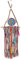 GURU SHOP Traumfänger Boho Dreieck - Regenbogen, Mehrfarbig, 90x40x3 cm, Traumfänger, Mobiles