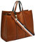Fossil Damen Wildleder Shopper Tasche, 30,8 cm (L) x 12,1 cm (L) x 26,4 cm (H)