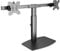 RICOO Monitor Halterung 2 Monitore Monitorhalterung mit Gasdruckfeder für 17-27 Zoll Bildschirm Computermonitore Bildschirmhalterung TS4111 PC Monitor-Arm Stand Tischhalterung Monitor-Halter