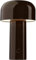 FLOS Bellhop Table Lampada da Tavolo Senza Fili Ricaricabile, Lampada Design da E. Barber e J. Osgerby, Lampada Led Dimmerabile 4 Step, Cavo Micro USB-C, 2.5 W, 100-240/5 V, 125x210 mm, Colore Cioko