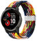 Niboow 20mm Armband für Garmin Venu Sq 2/Venu Sq 2 Music/Venu Sq/Venu Sq Music/Venu 2 Plus/Venu, Nylon Weben Ersatzarmband Armbänder für Garmin Vivoactive 5/Vivoactive 3/Forerunner 245 - Bunt