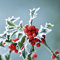 20 Cocktail Servietten Frostige Stechpalme 24 x 24 cm