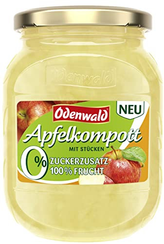 Odenwald Apfelkompott mit 0% Zuckerzusatz und 100% Frucht, 350 g