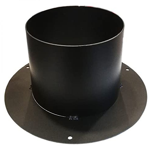 Aflex raccordo per stufa a legna - camino rosone con tubo (160mm)